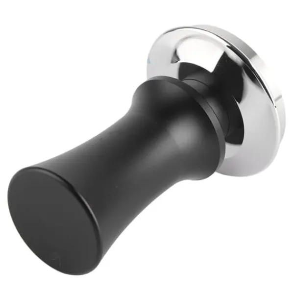 Kaffe Tamper Rustfrit Stål 53mm - Konstant Tryk Espresso Pulver Press Hammer - Sort Sale