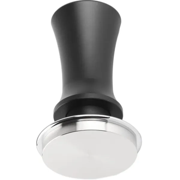 Kaffe Tamper Rustfrit Stål 53mm - Konstant Tryk Espresso Pulver Press Hammer - Sort Sale