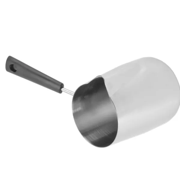 Kaffekanna Skalad design 304 rostfritt stål Långt handtag Värmebeständig mjölkskumningskanna för hemmet 1000 ml Hot