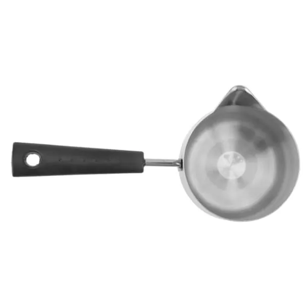 Kaffekanna Skalad design 304 rostfritt stål Långt handtag Värmebeständig mjölkskumningskanna för hemmet 1000 ml Hot