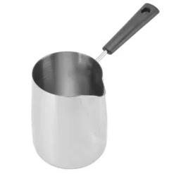 Kaffekanna Skalad design 304 rostfritt stål Långt handtag Värmebeständig mjölkskumningskanna för hemmet 1000 ml Hot