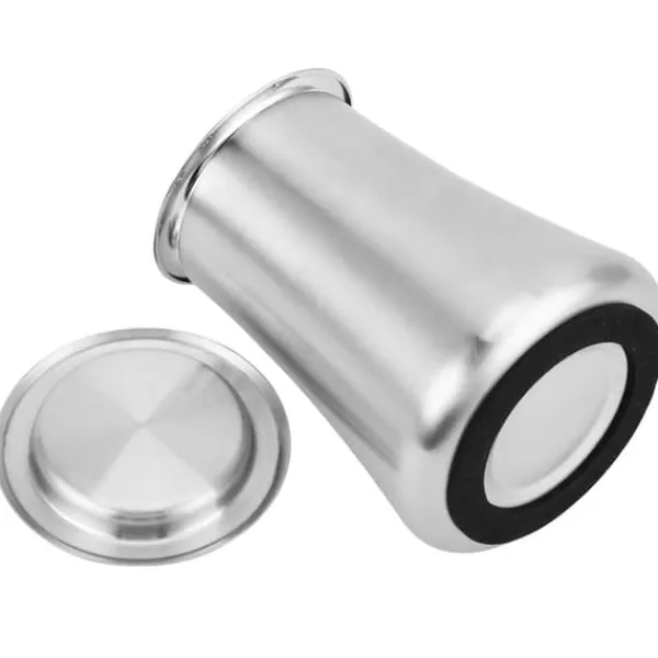 Tefiltre>Kaffepulversigte 304 Rustfrit Stål Pulversigtebeholder Hjem Filter Kop Slibefarve