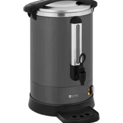 Kaffemaskiner Til God Kaffe>Kaffe-temaskine med hane og drypbakke 14 l 1400 W grå