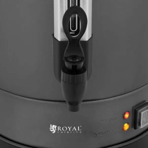 Kaffemaskiner Til God Kaffe>Kaffe-temaskine med hane og drypbakke 14 l 1400 W grå