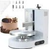 Kagedekorationsmaskine, Frosting Spreader til 4 - 12 Kager, Justerbar bredde, Ergonomisk greb, Let at rengøre Clearance