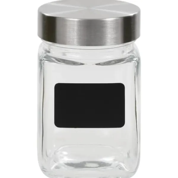 Kagedåser - Living opbevaringsglas med etiket 12 stk. 300 ml Outlet