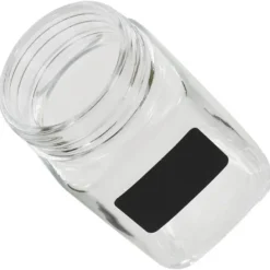 Kagedåser - Living opbevaringsglas med etiket 12 stk. 300 ml Outlet