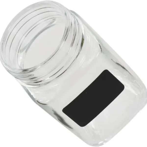 Kagedåser - Living opbevaringsglas med etiket 12 stk. 300 ml Outlet