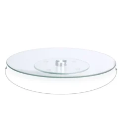 Kagefad, Drejelig Glas, 2x30 cm, Transparent Discount