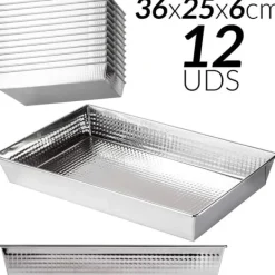 Bagning>Kageform, non-stick, høj varmefordeling, 12 PAs-36x25x6cm