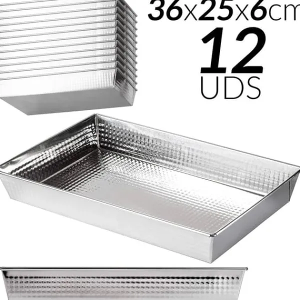 Bagning>Kageform, non-stick, høj varmefordeling, 12 PAs-36x25x6cm