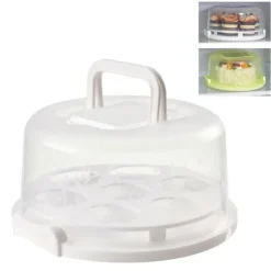 Serveringsfad & Skåle>Kageopbevaringsdæksel Kageopbevaring med låg Dessertserveringsfad med håndtag Cupcakeholder Tærtedisplay med bund