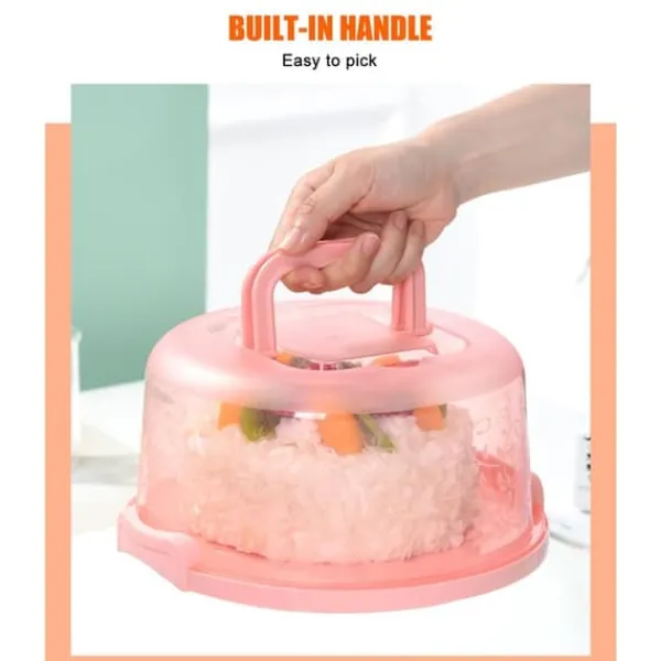 Serveringsfad & Skåle>Kageopbevaringsdæksel Kageopbevaring med låg Dessertserveringsfad med håndtag Cupcakeholder Tærtedisplay med bund