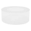 Kagestativ og kageopsats - Kagedisplay Sæt - 2-pak - Rund - 25×10 cm + 15×10 cm - Tykkelse 3 mm - Plast - Klar New