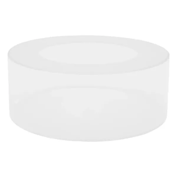 Kagestativ og kageopsats - Kagedisplay Sæt - 2-pak - Rund - 25×10 cm + 15×10 cm - Tykkelse 3 mm - Plast - Klar New