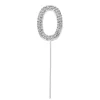 Udstyr Til Kagedekoration>Kagetopper med ZIRCONS SILVER nummer ""0""