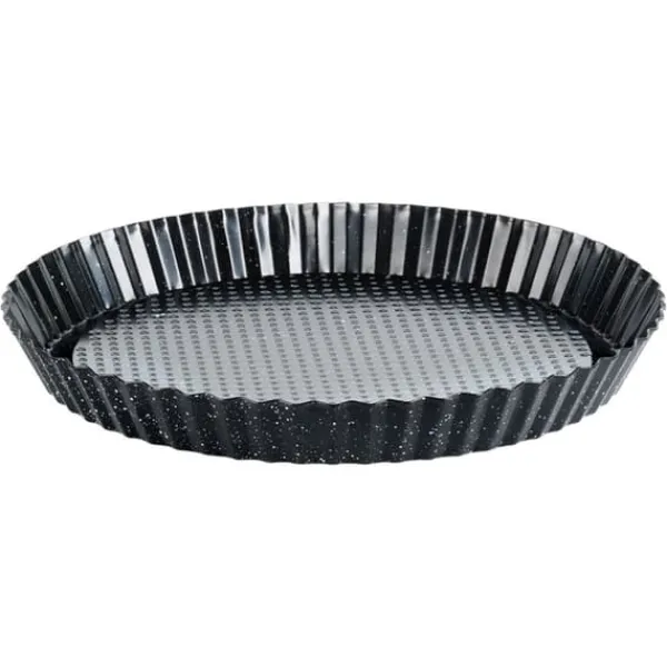 Bagning>Kagetærte-bageform med granitbelægning 28x3cm VILDE 279033