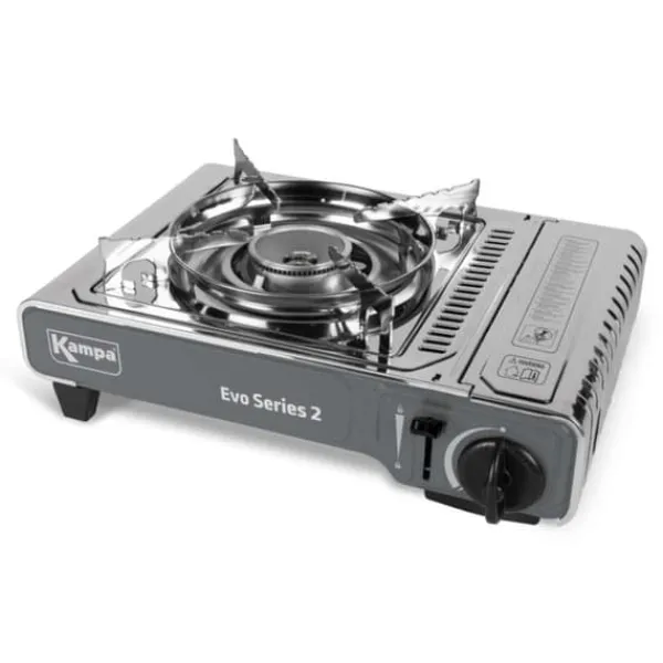 Portable Komfurer>Kampa Evo Series 2 Single Burner Søvfarvet