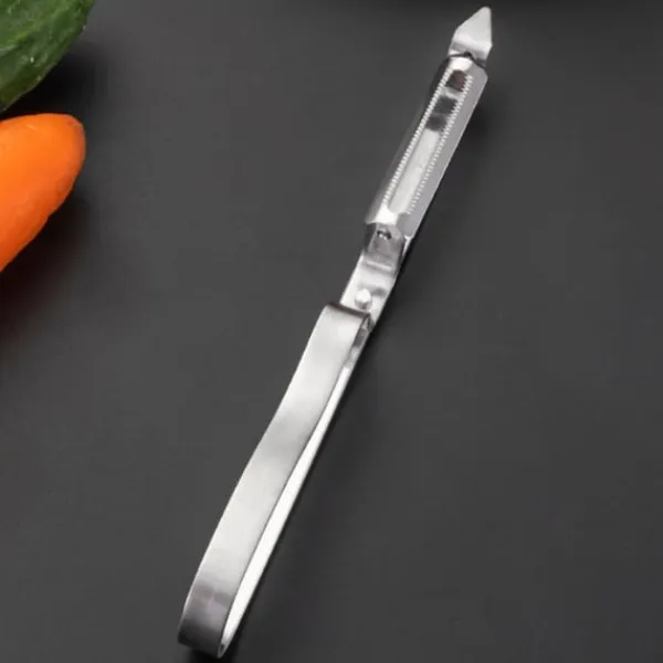 Madskrællere & Udkernere>Kartoffelskræller/grøntsagsskræller med spids rustfrit stål