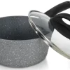 Gryder, Stegepander Og Kasseroller>Kasserolle med keramisk belægning Stonite 16 cm + gratis låg