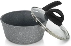 Gryder, Stegepander Og Kasseroller>Kasserolle med keramisk belægning Stonite 16 cm + gratis låg