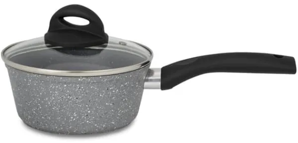 Gryder, Stegepander Og Kasseroller>Kasserolle med keramisk belægning Stonite 16 cm + gratis låg
