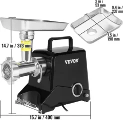 Kødhakker, Heavy Duty, Rustfrit Stål Konstruktion,Kødhakker Discount