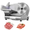 Kødskærer, 180 W elektrisk Deli Food Slicer med 7,5" rustfrit stål klinge. Justerbar tykkelse til skæring af kød, brød, skinke og ost. Let at rengøre. | CDON Outlet