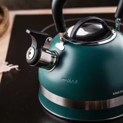 KEDEL 1,8L MED FLØJTE KINGHOFF KH-1855 grøn Outlet