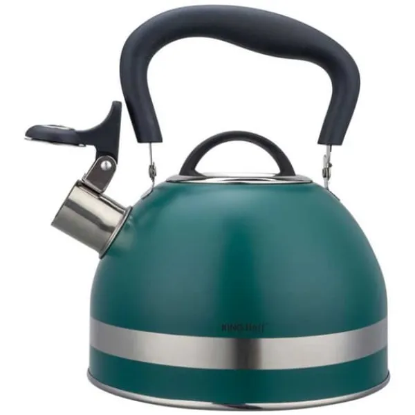 KEDEL 1,8L MED FLØJTE KINGHOFF KH-1855 grøn Outlet