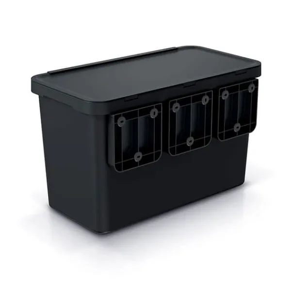 Keden Genbrugsskraldespand 1x10l+1x23l Systema 57x29x41 Cm Transparent Outlet