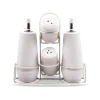 Olie- & Eddikebeholdere>Keramisk krydderisæt 5 styk MAESTRO WHITE MR-20002-04S