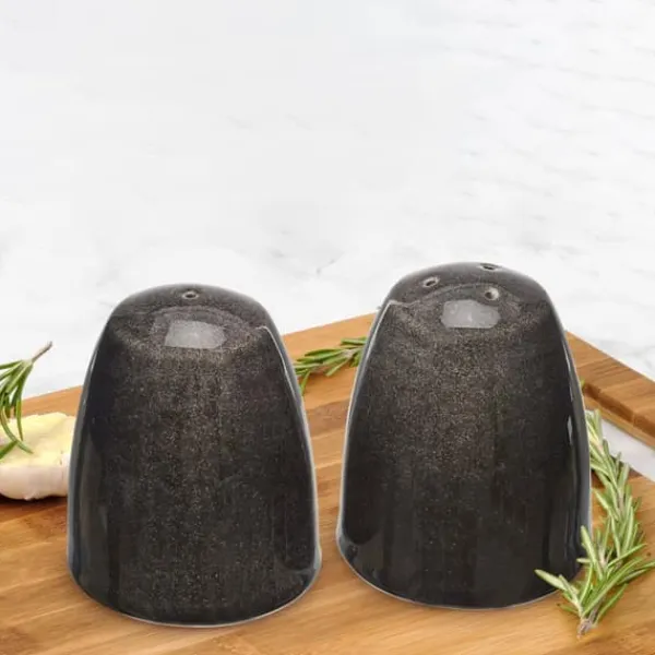 Salt- & Peberstrøere>KERAMISK SALT- OG PEBER-SHAKER Sæt Negro