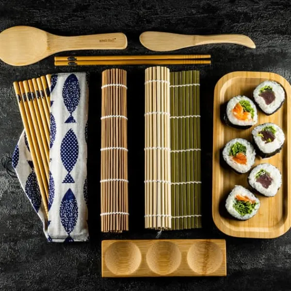 KINGHOFF KH-1704 11-delt sushi serveringssæt