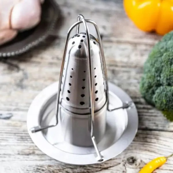 Griller>KINGHOFF KH-1880 KYLLINGESTEGEGRET MED AFDRÆN OG AROMATISER