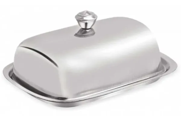 Serveringsfad & Skåle>KINGHOFF KH-1209 SMØRFAD I STÅL