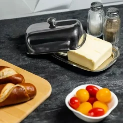 Serveringsfad & Skåle>KINGHOFF KH-1209 SMØRFAD I STÅL