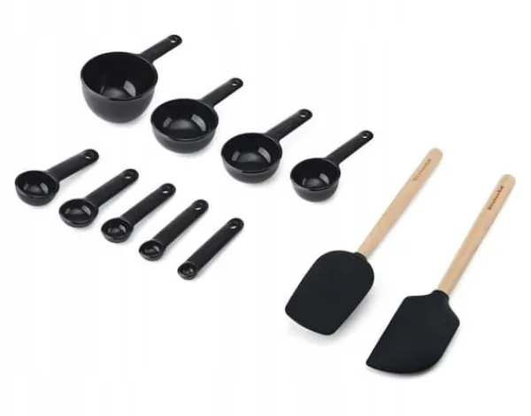 KITCHENAID UNIVERSAL KØKKEN TILBEHØR SÆT 11 STK SORT Sale