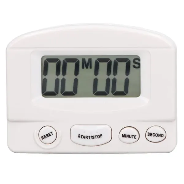 Æggeure>Kök Digital Timer Nedräkning Klassrumstimer för Time Management Studie Övning Ugn CookingWhite