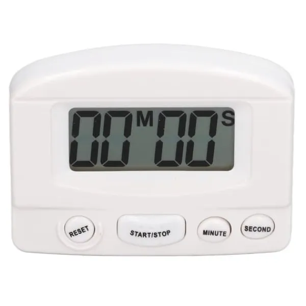 Æggeure>Kök Digital Timer Nedräkning Klassrumstimer för Time Management Studie Övning Ugn CookingWhite