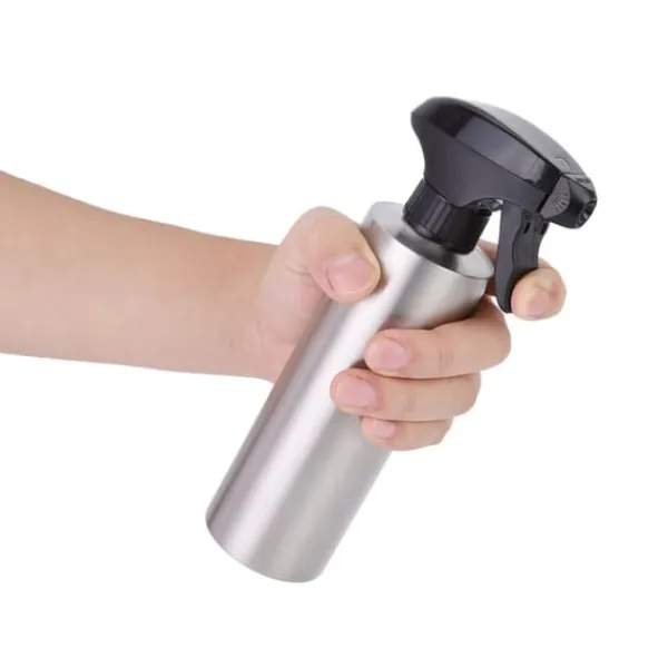 Olie- & Eddikebeholdere>Køkken 304 Rustfrit Stål Oliesprøjte Dispenser Olivenolie Sprayflaske Madlavning Grillværktøj