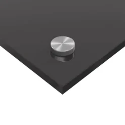 Køkken bagvæg i hærdet glas - Mørkegrå | Størrelse: 90x60x0.6 cm Best