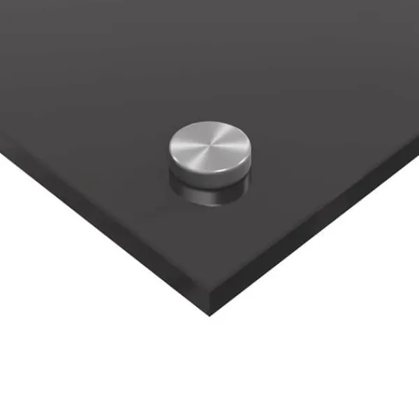 Køkken bagvæg i hærdet glas - Mørkegrå | Størrelse: 90x60x0.6 cm Best