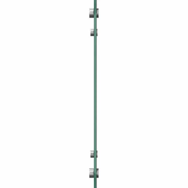Køkken bagvæg i hærdet glas - Rektangulær design | Farve: Mørkegrå | Størrelse: 80x40x0.6 cm Outlet