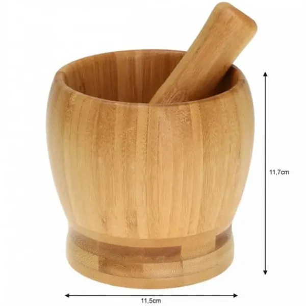 KØKKEN BAMBUMØRTEL 11cm KINGHOFF KH-1617 Online