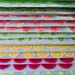 Køkken Non-stick Silikone Dehydrator Ark til Frugt Genanvendelige Mad Dehydrator Ark Tørretumbler Net Discount