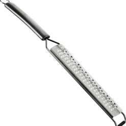 Køkken rivejern til grøntsager, ost, citrusfrugter, stål, flad, 38 cm ORION 144804 Clearance