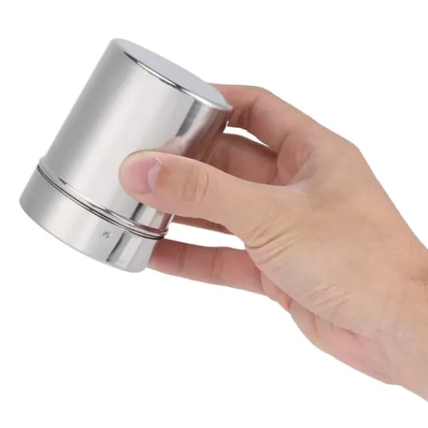 Sockerstrøere>Køkken Rustfrit Stål Chokolade Shaker Kakao Kaffepulver Mesh Dispenser