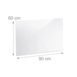 Køkken stænkskærm, 40x90 cm, Transparent New