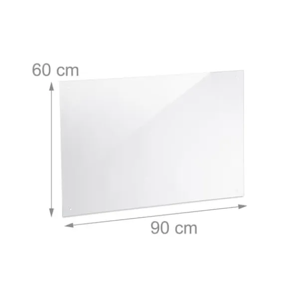 Køkken stænkskærm, 40x90 cm, Transparent New